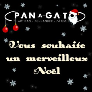 🎁Joyeux NOËL ! 🎅
🎉de la part de toute l'équipe de PAN ᴀ GATO 🎊
RAPPEL :  Nous sommes fermés le dimanche 25/12
RDV le lundi 26/12
#panazol #panagato #boulangerie #patisserie #gateau #cake
 #noel #joyeuxnoel